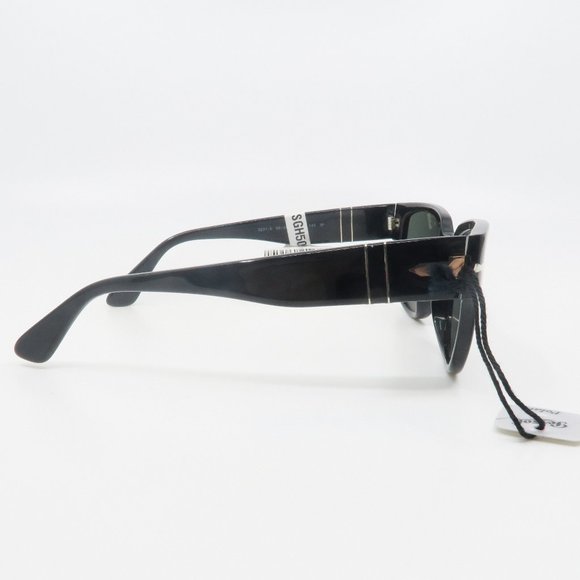 Persol PO3231-S 95/58 New Black/Green Polarized Unisex Sunglasses 54mm with case - Picture 4 of 5